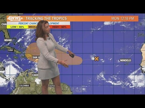 Monday 12 pm Tropical Update: One spot in Atlantic may develop near Caribbean