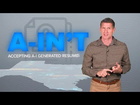 Using artificial intelligence to write your resume? I did - and it lied