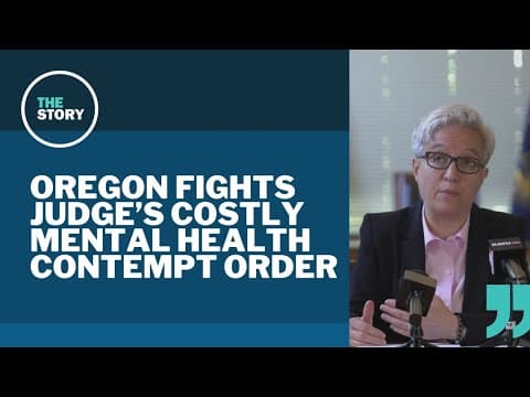 Oregon appeals judge's contempt order for psychiatric system failures