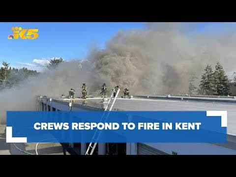 Crews respond to 3-alarm fire in Kent
