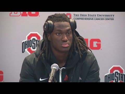 Marvin Harrison Jr. postgame interview | Ohio State-Michigan