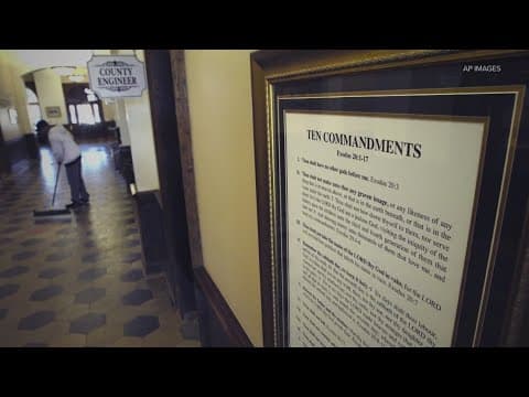 TEA, local school boards sued over law requiring Ten Commandments to be displayed in public school c