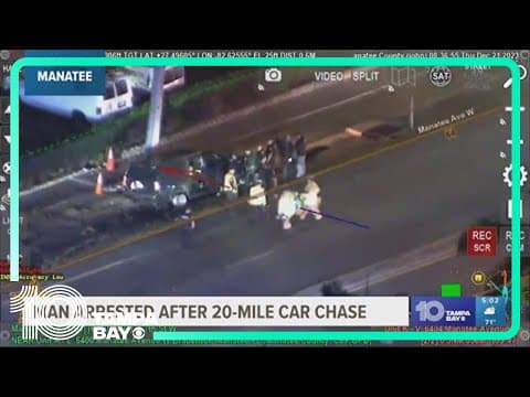 Man accused of stealing taxi, leading deputies on destructive chase in Manatee County