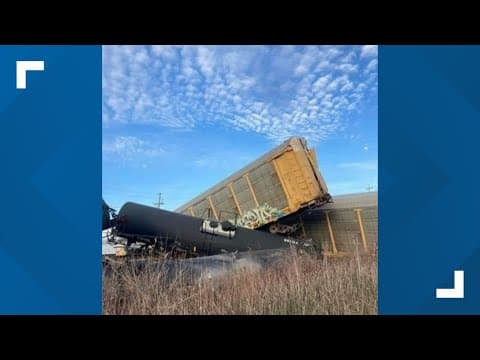 Clark County officials provide update on train derailment in Springfield