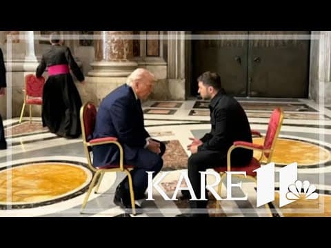 Trump opens up about his meeting with Zelenskyy at Pope Francis' funeral