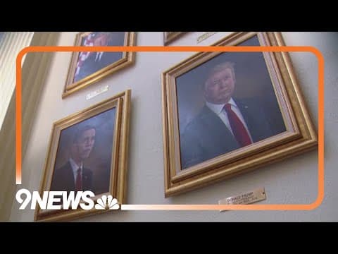 Trump portrait to come down at Colorado Capitol after president complained about it