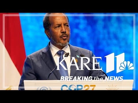 Somalia President Hassan Sheikh Mohamud visits Minneapolis