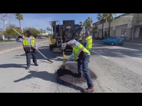 Pothole reports on the rise in San Diego despite repairs