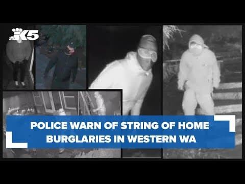 Police increasing patrols following string of home burglaries in Bellevue, Lynnwood