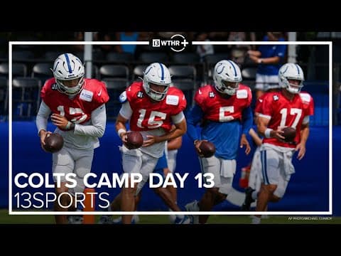 Colts gear up for Packers | Colts Camp Day 13 | 13Sports