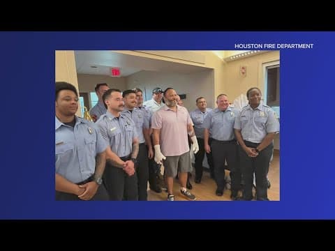 Houston firefighter injured in apartment fire last month released from hospital