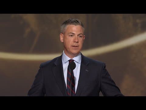 Rep. Jim Banks speaks at Republican National Convention