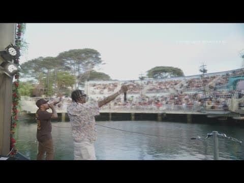 Soulja Boy and Bow Wow perform at SeaWorld San Diego