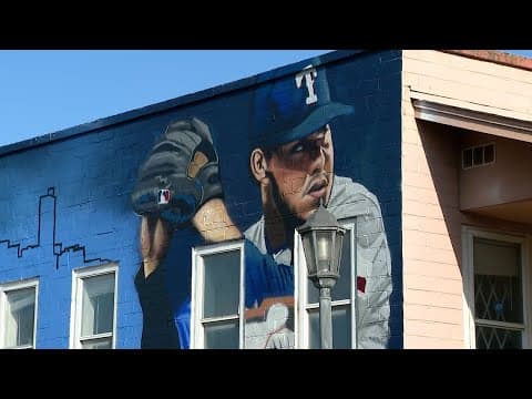 Fort Worth artist talks about mural honoring Latin culture in baseball