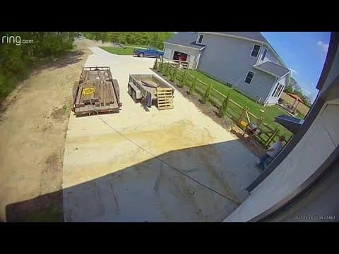 Etna Township couple concerned after 8 crashes outside their home in 3 years