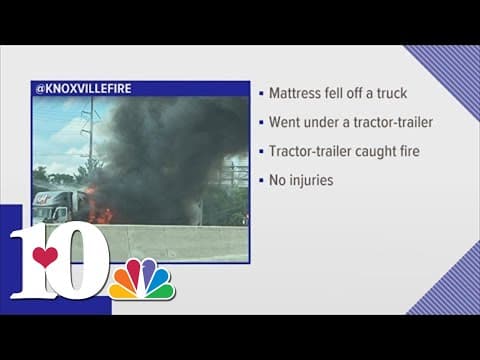 No injuries reported after vehicle fire on I-40 West