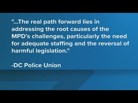 DC Police Union supports Trump's federal takeover of policing