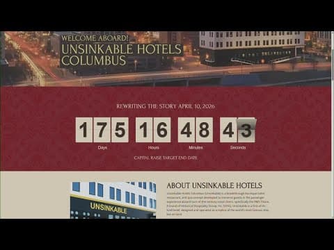 Titanic-themed hotel could soon set sail in Columbus