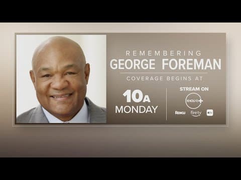 Live coverage: City of Houston celebrates life of George Foreman