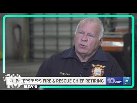 St. Pete fire chief announces retirement after brief administrative leave last year