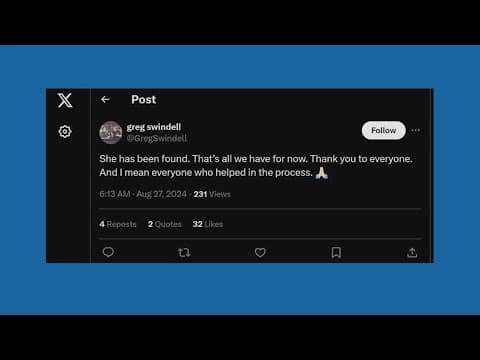 Brenna Swindell found safe after going missing in Austin | Ex-boyfriend arrested