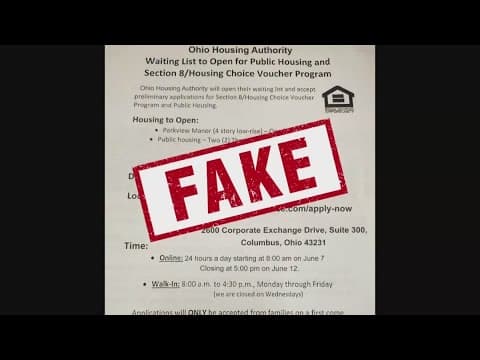 Scam going around social media claiming Ohio housing agency is accepting vouchers