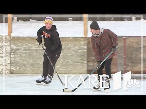 Several outdoor ice rinks will open this weekend, but warm weather next week could be a problem