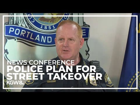 Portland police prepare response for street takeover this weekend