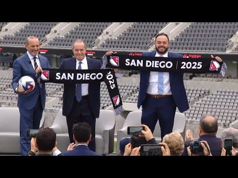 San Diego will join Major League Soccer as the 30th team