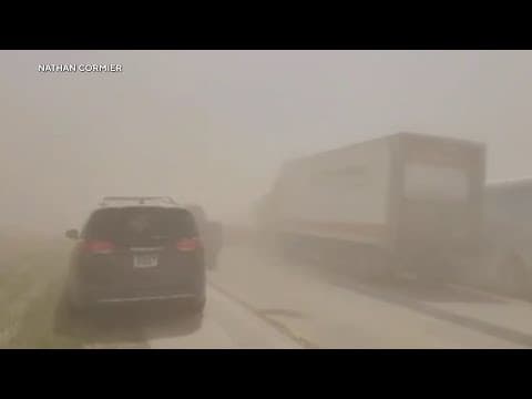 Dust storm causes deadly crashes in Illinois