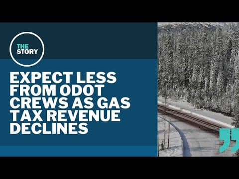 ODOT warns of cutbacks to plowing and other winter storm measures amid falling gas tax revenue