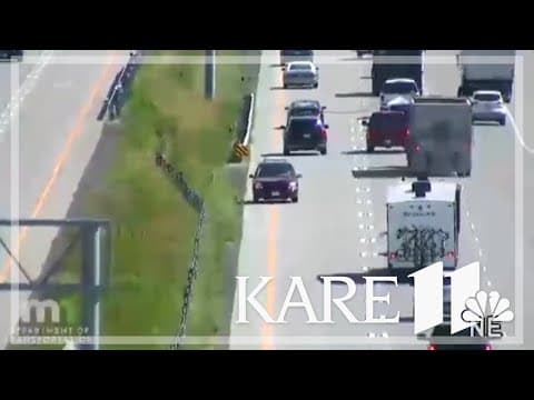 RAW VIDEO: Wrong-way driver has several close calls with oncoming traffic on I-35W