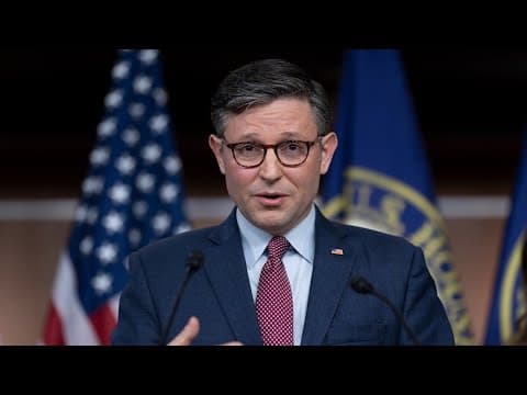 Motion filed to oust House Speaker Johnson