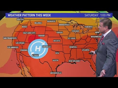 DFW Weather: Hot temps are back in North Texas as high pressure system moves in