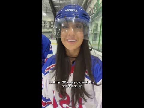 88-year-old plays hockey at Blue Sport Stable in Superior