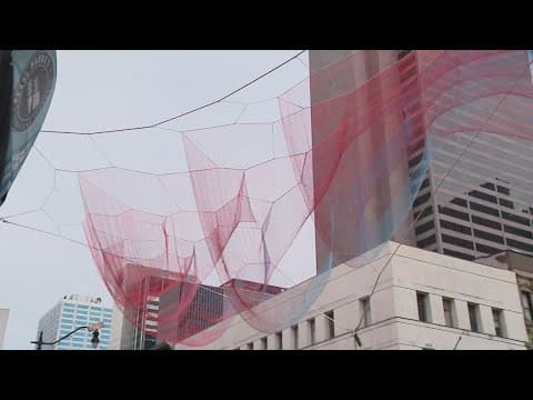 A new sight in downtown Columbus: 'Current,' the floating sculpture