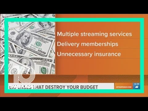 Common reoccurring expenses like streaming services are hurting your budget