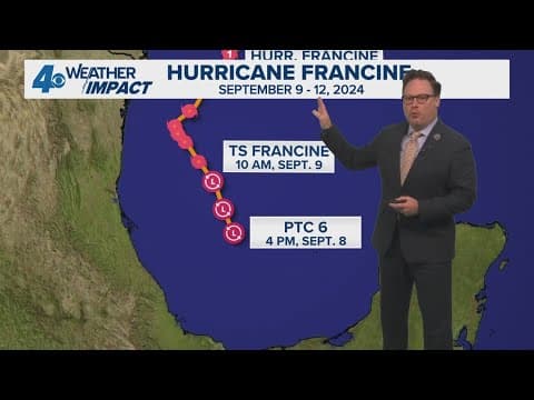 Looking back at Hurricane Francine's path through Louisiana