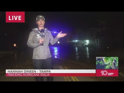 Tracking the Tropics: Bayshore Boulevard in Tampa flooded