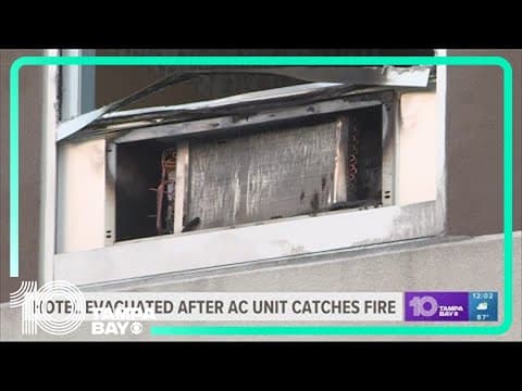 Person hospitalized after Largo hotel guests evacuated during fire