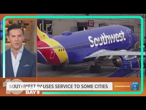 Southwest pauses service to some cities