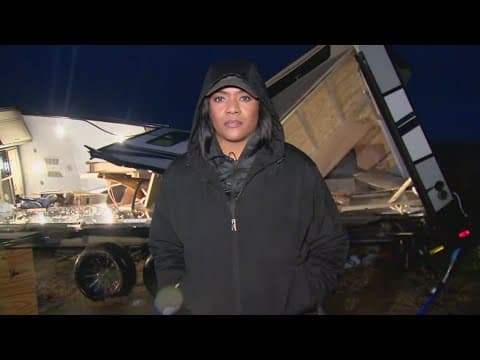 DFW weather: Texas RV, tiny home community struck by strong, damaging winds