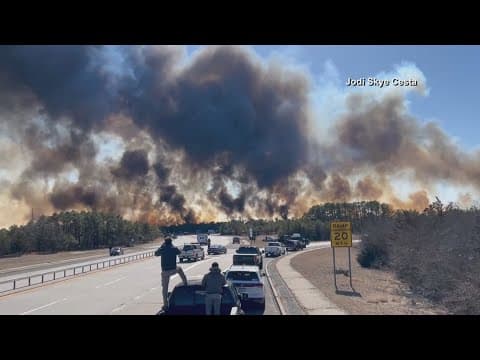 New York under a state of emergency as firefighters work to put out brush fires