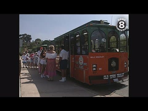 San Diego Old Town Trolley Tour in 1993
