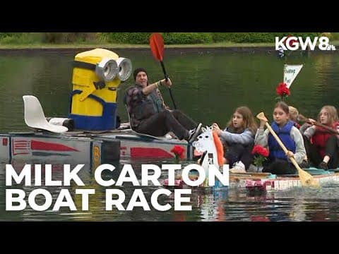 Portland Rose Festival's Milk Carton Boat Race goes on this weekend