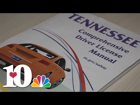 'An unnecessary barrier' | Tennesseans pushing for better access to driver's license knowledge test