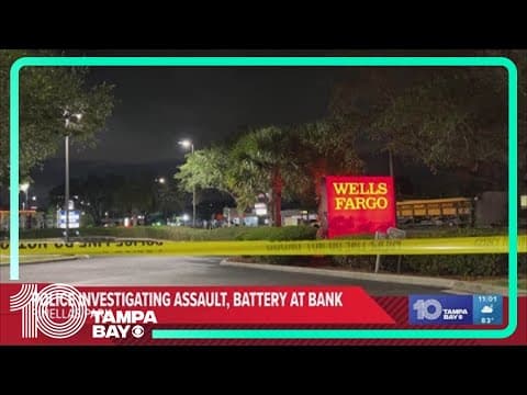 Police investigating assault, battery at bank in Pinellas Park
