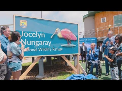 Wildlife refuge officially renamed to honor Jocelyn Nungaray