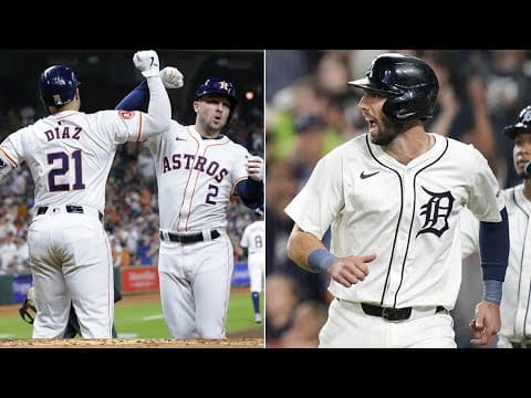 Astros back in October, this time facing Detroit in the AL Wild Card Round
