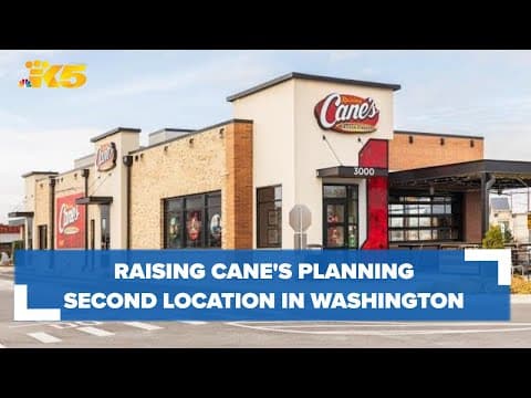 Raising Cane's is planning a second western Washington location. Here's where